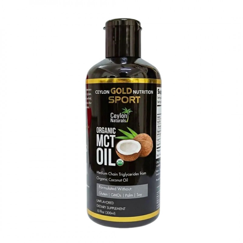 Ceylon Gold Nutrition Sport Organic MCT Oil 300ml