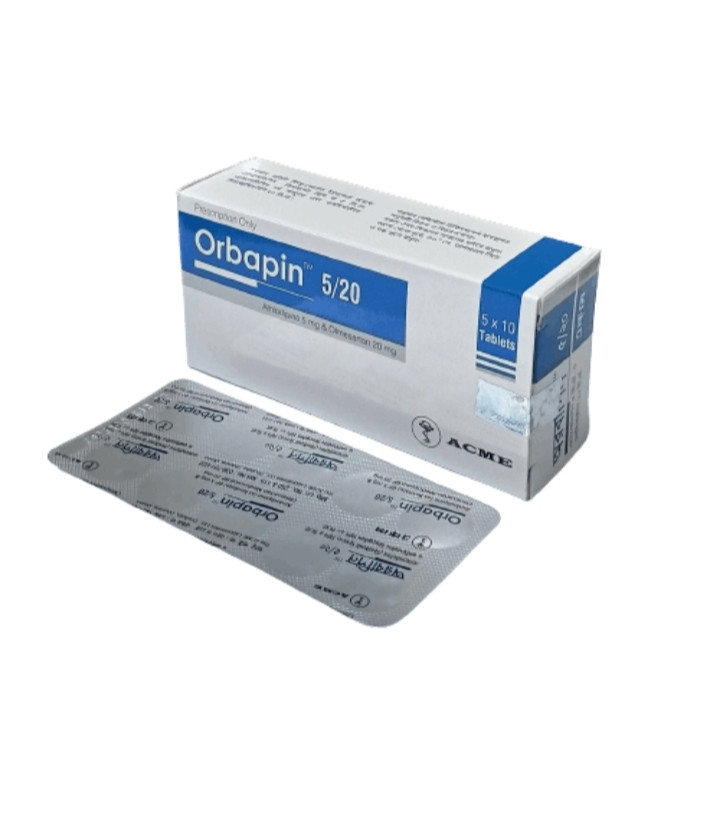 Orbapin 5/20mg Tablet 1 Strip