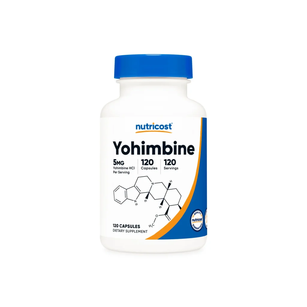 Nutricost Yohimbine HCl 5mg, 120 Capsules