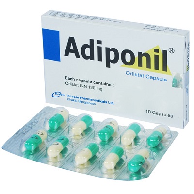 Adiponil 120mg Capsule 10pcs