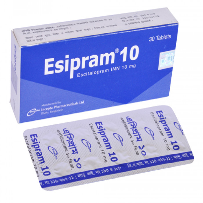 Esipram 10mg 10pcs