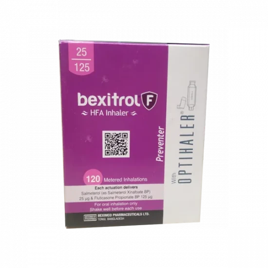 Bexitrol F 25/125 HFA Inhaler