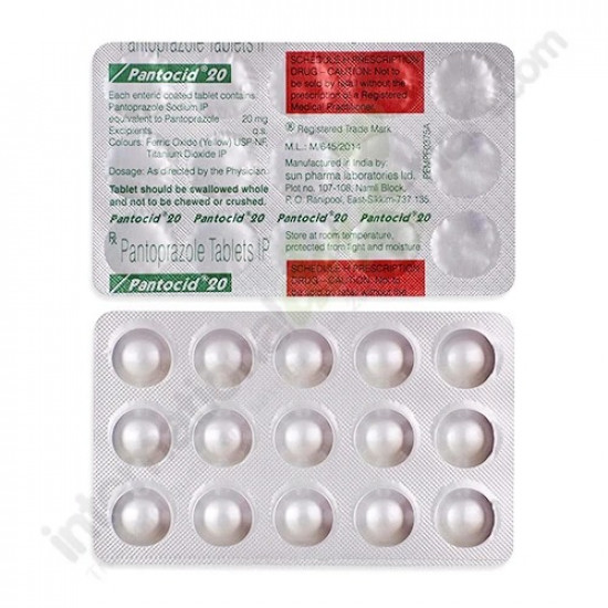 Pantoprazole 20mg