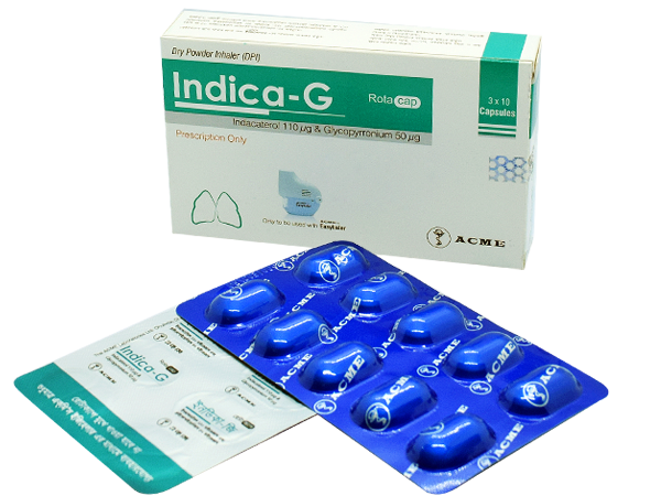 Indica G 110mcg+50mcg Dry Powder Inhalation Capsule