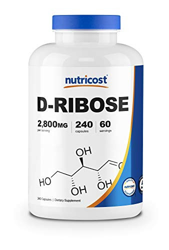 Nutricost D-Ribose 2800mg 240 Capsules