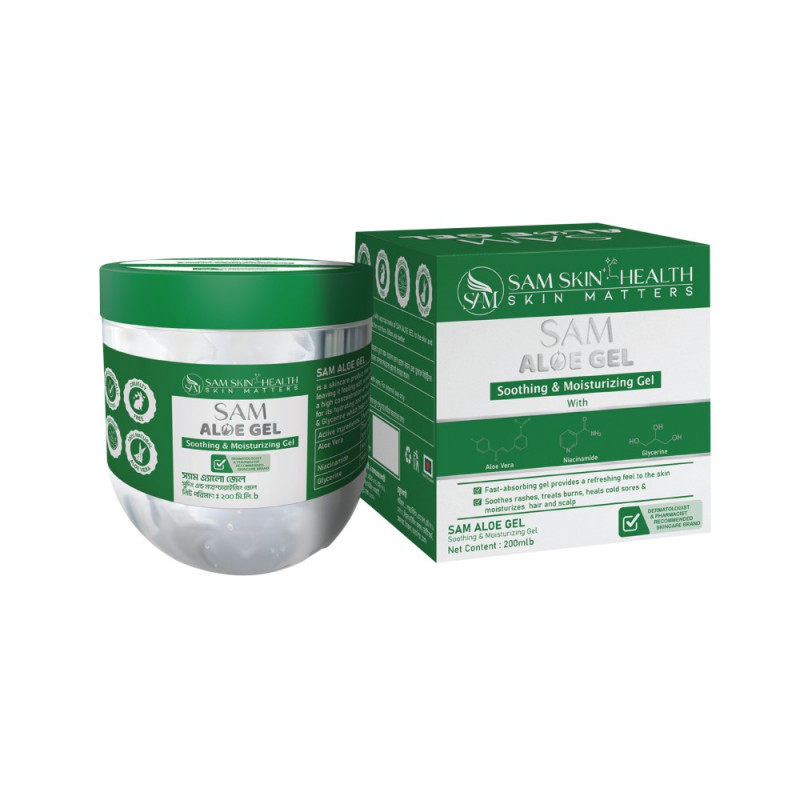 Sam Aloe Soothing & Moisturizing Gel 200ml