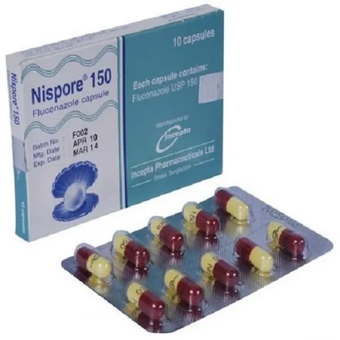 Nispore 150mg 10cs 10Pcs