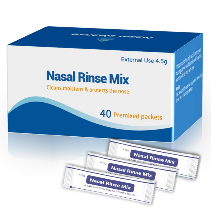 Nasal Rinse Premixed Saline Packets 40pcs