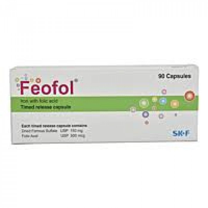 Feofol Capsule (150mg+500mcg) 1 Strip