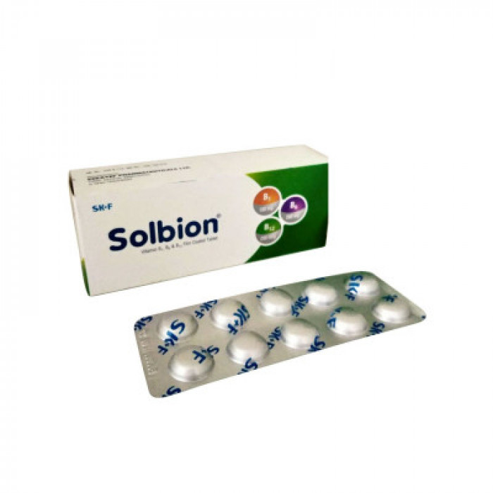 Solbion Vitamin B1+B6+ B12 Tablet 1 Strip