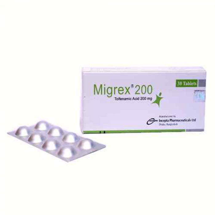 Migrex 200mg Tablet 10pcs