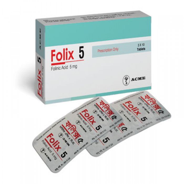 Folix 5mg Tablet 10pcs