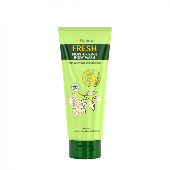 Natura Fresh Moisturizing Body Wash With Eucalyptus & Fresh mint | 200ml