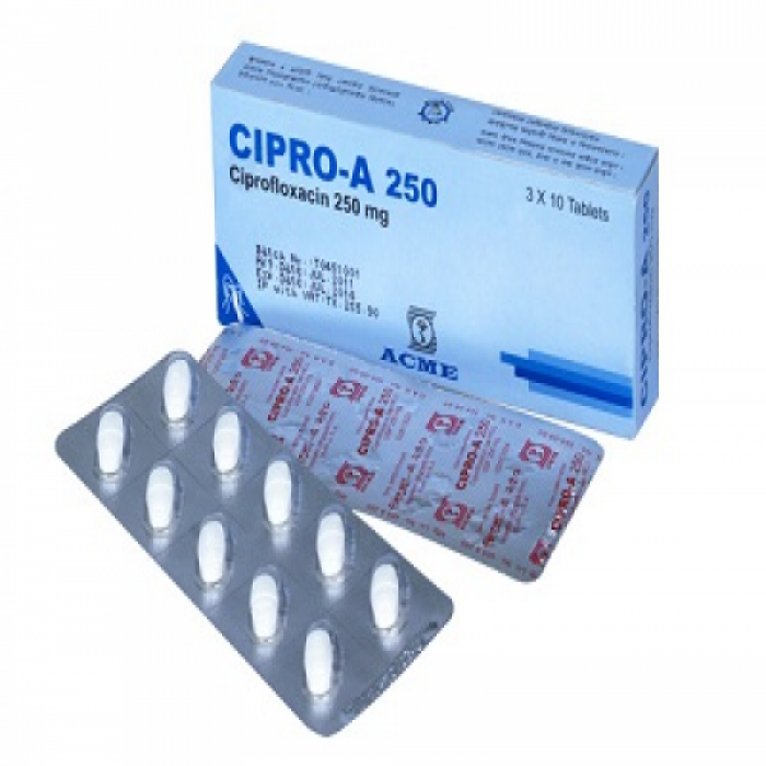 Cipro-A 250mg 10Pcs