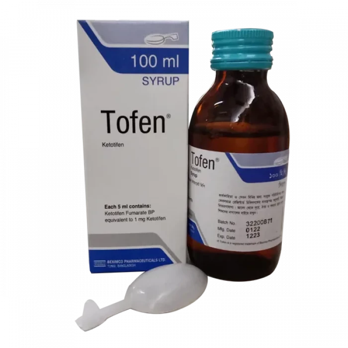Tofen Syrup 100ml Bottle
