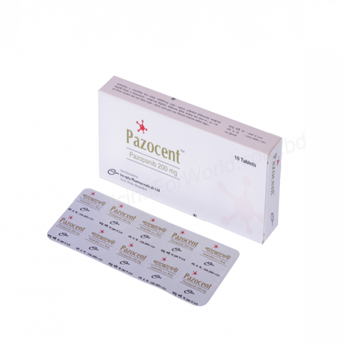 Pazocent 200mg Tablet 1 Strip