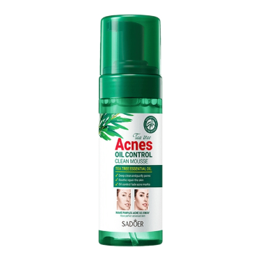 Sadoer Tea Tree Acnes Oil Control Cleansing Mousse 150g