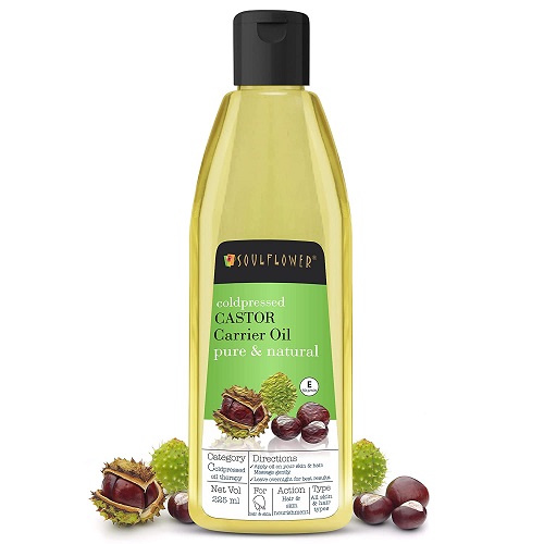 Soulflower Cold pressed Castor Oil, 225ml | Made in India