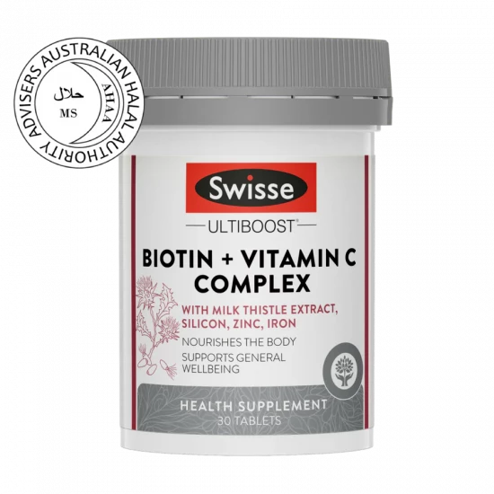 Biotin + Vitamin C Complex | 30 Tablets