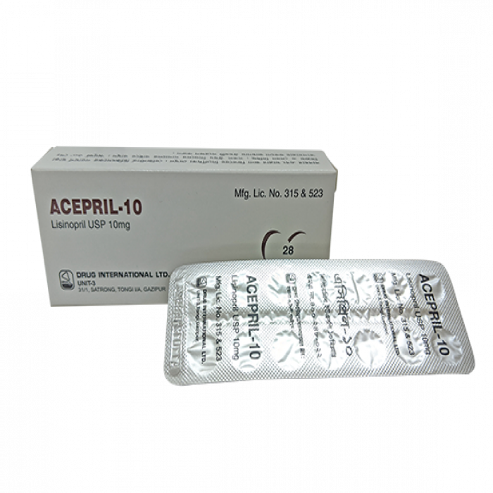 Acepril 10mg Tablet 1 Strip