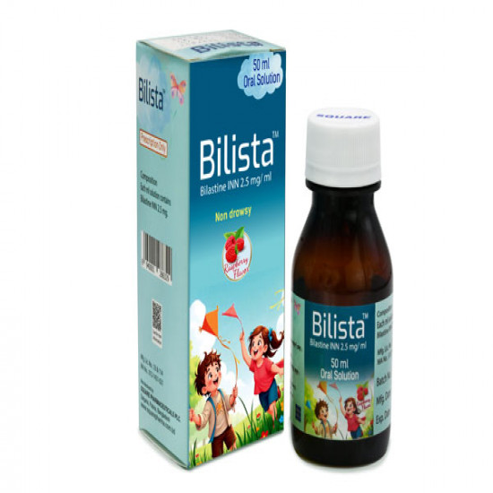 Bilista Non Drowsy Oral Solution 50ml Bottle