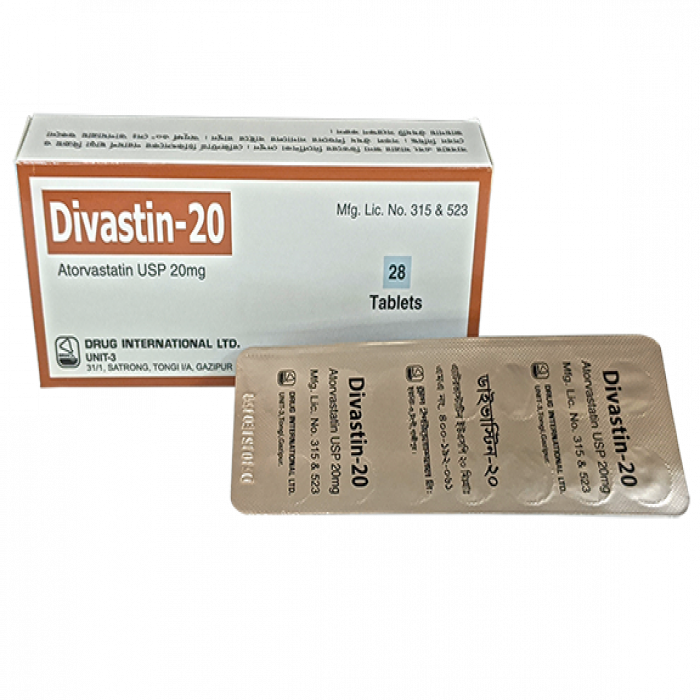 Divastin 20mg Tablet 1 Strip