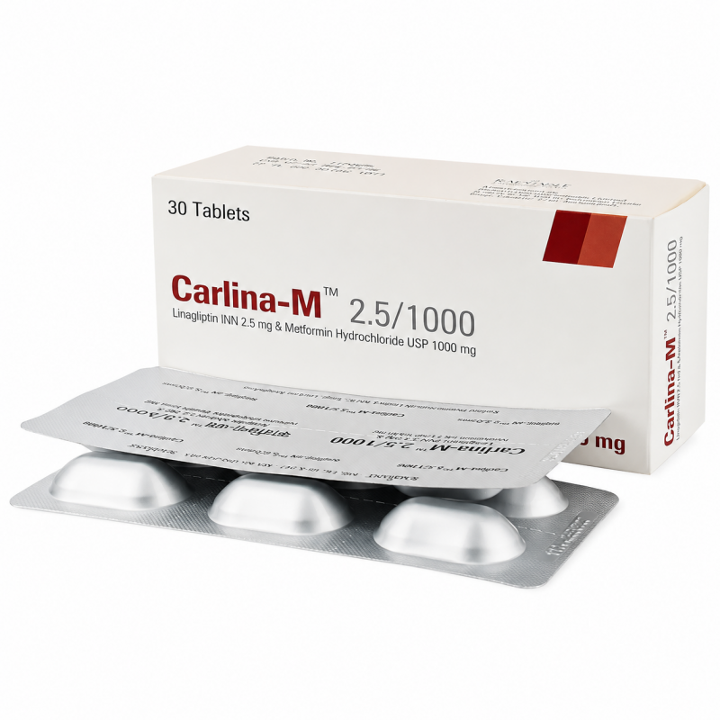 Carlina M 2.5/1000 Tablet 1 Strip