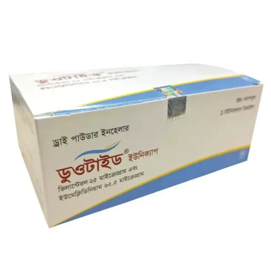 Duotide Unicap 25mcg+62.5mcg