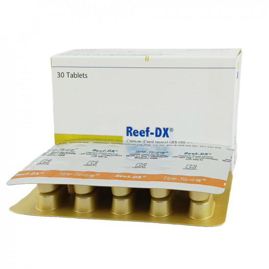 Reef-DX | 600 mg+400 IU | 1 Strip