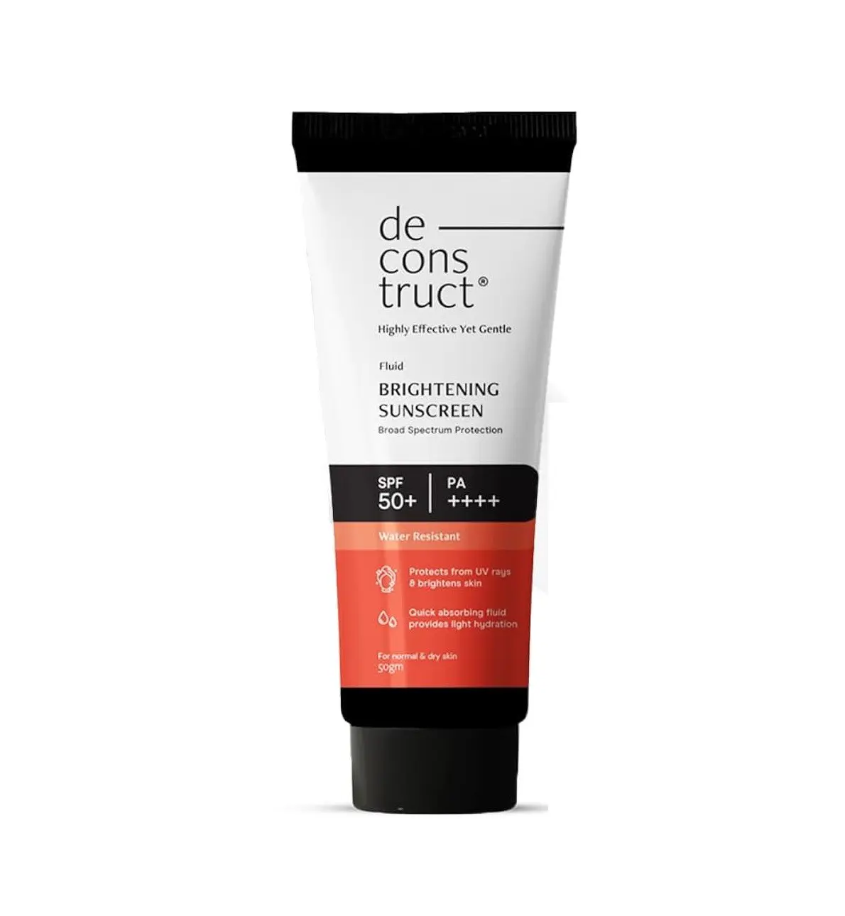 Deconstruct Fluid Brightening Sunscreen for Dry Skin SPF 50+ 50g