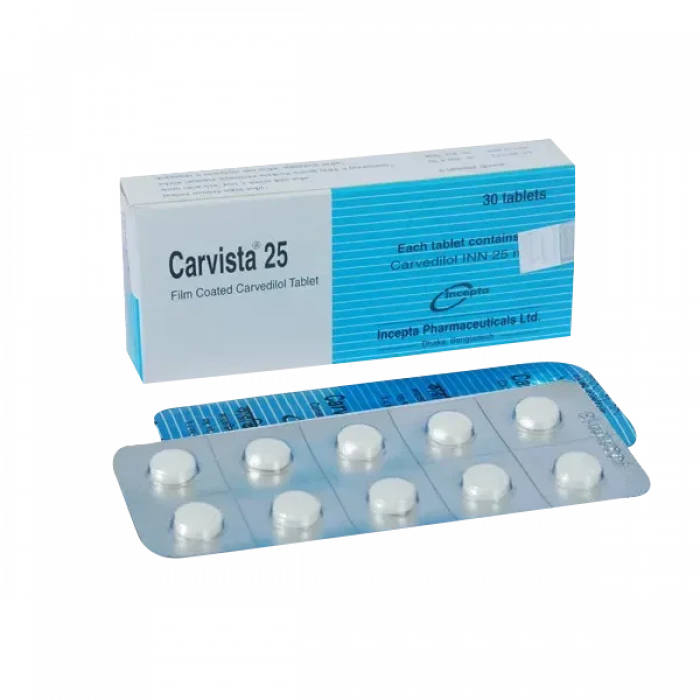 Carvista 25mg 10pcs