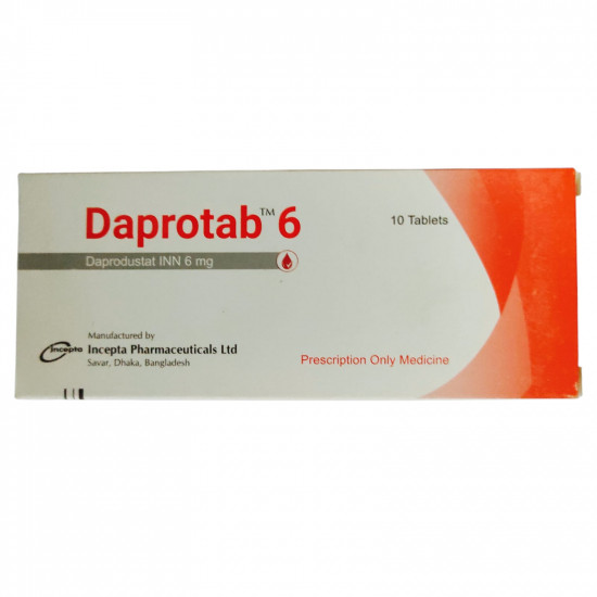 Daprotab 6mg Tablet 1 Strip