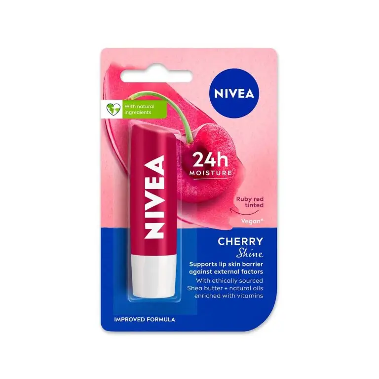 Nivea 24h Moisture Lip Balm – Cherry Shine