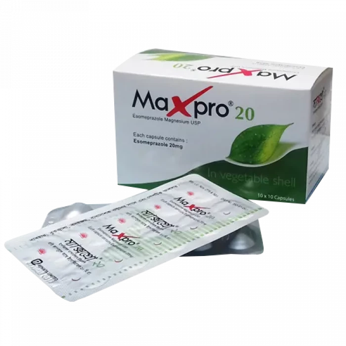 Maxpro 20mg Capsule 14pcs