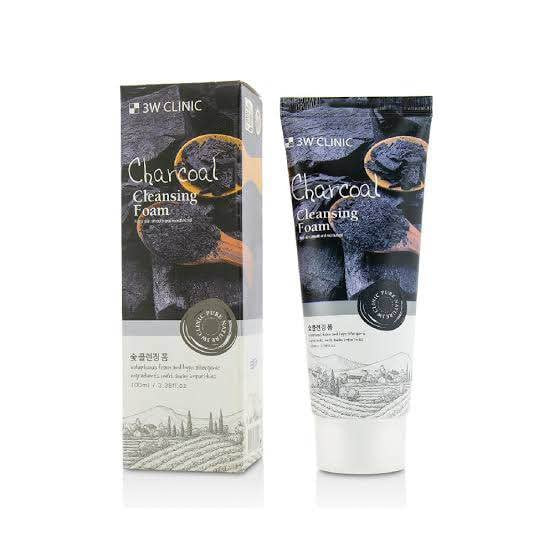 3W Clinic Charcoal Cleansing Foam 100ml