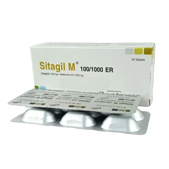 Sitagil M 1000/1000 ER | 1 Strip