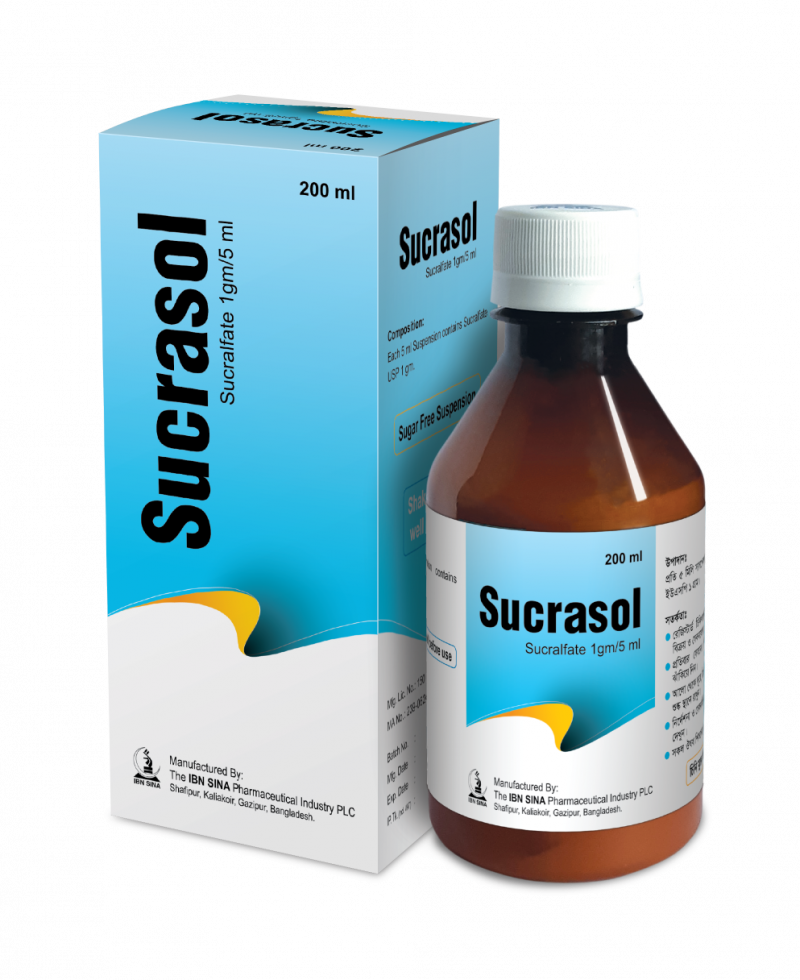 Sucrasol Sucralfate Suspension 200ml
