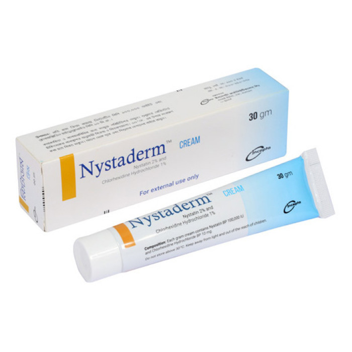 Nystaderm 1%+2% Cream 30g Tube