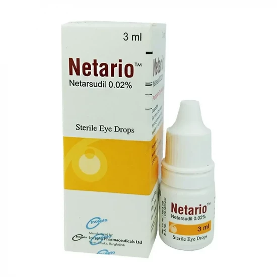 Netario 0.02% Eye Drops | 3ml