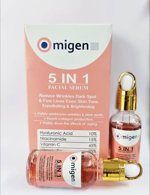 Omigen 5 In 1 Facial Serum 30ml