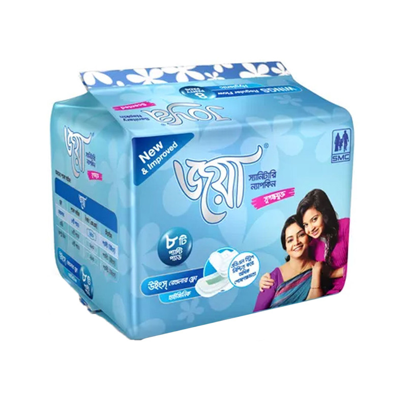 Joya Regular Wings Sanitary Napkin 8's Pack