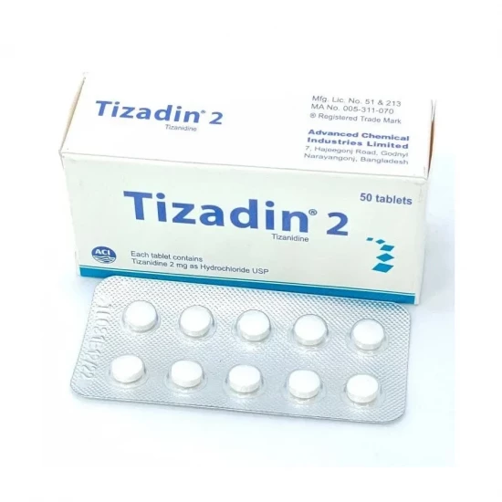Tizadin 2mg Tablet | 1 Strip