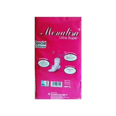 Monalisa Ultra Super Sanitary Napkin 10 Pads