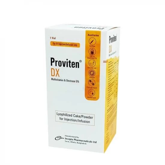 Proviten DX | Multivitamin [water & fat soluble] + Dextrose 5%