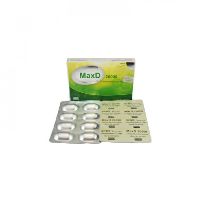 MaxD 20000iu Capsule 8pcs