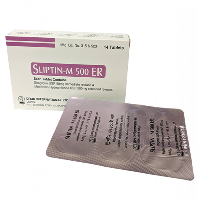 Sliptin-M 500 ER (14pcs Box)