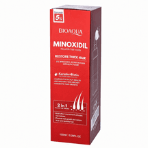 Bioaqua Minoxidil 5% with Keratin + Biotin 150ml