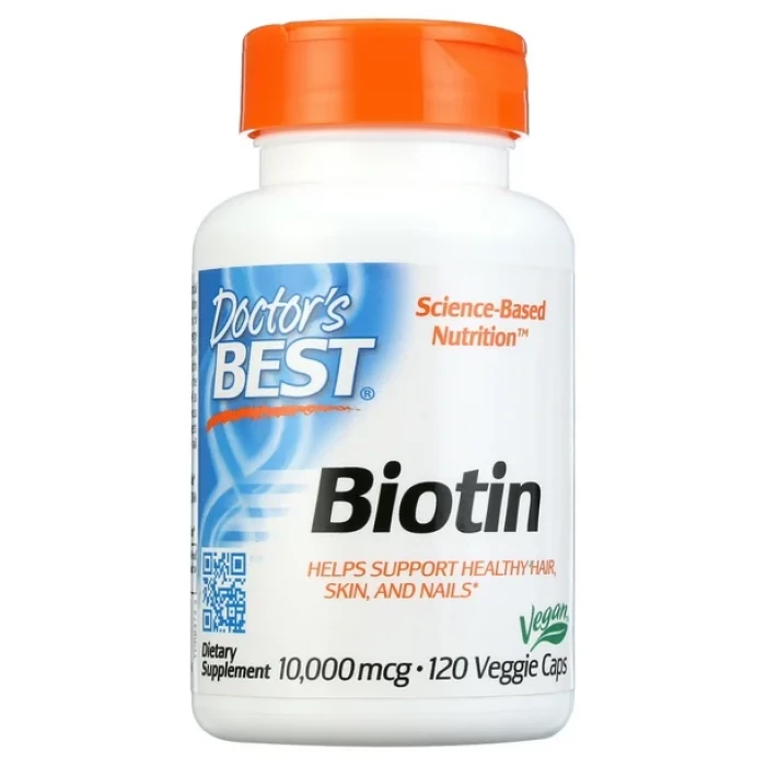 Doctor s Best Biotin to Support Hair Skin Nails - 120 Veggie Capsules, USA