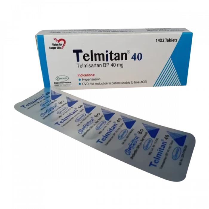 Telmitan 40mg 14Pcs