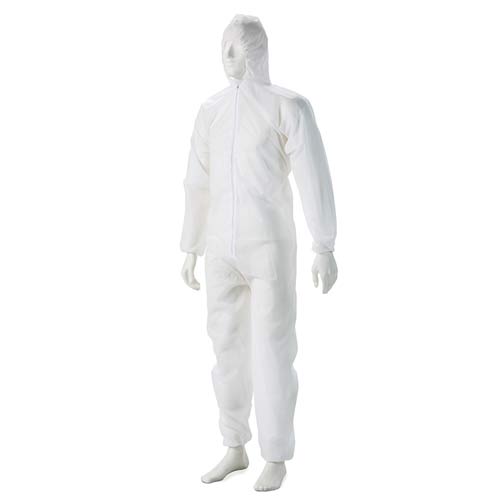 PPE White Free Size (Hooded)